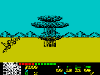 Mig 29 Soviet Fighter screenshot 3 for ZX Spectrum